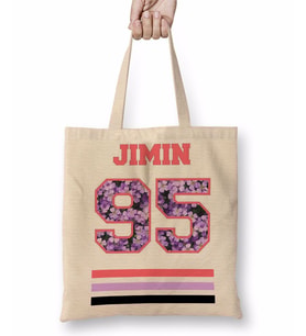 Bts Jimin 95 Bez Çanta Uzun Saplı