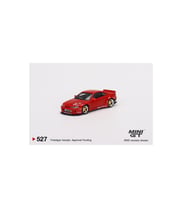 Mini GT 527 Nissan Silvia (S15) Rocket Bunny Red 1/64 Model Araba (Kırmızı)