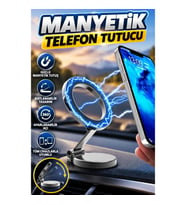 Katlanabilir Manyetik Araç İçi Telefon Tutucu Magsafe Uyumlu Tüm Cihazlarla Kullanım
