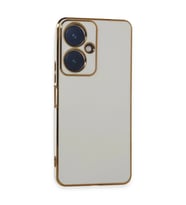 Vivo Y27 Kılıf Volet Silikon - Beyaz