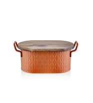 The Mia Prizma Ekmek Saklama Kabı Terracota 40x22x18 cm (Çok Renkli)