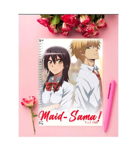 Maid Sama Anime Defter 1 Adet Özel Tasarım A4 Boyutu 21*29 Cm Telli Çizgili Defter