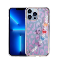 Uyumlu Model Apple iPhone 13 Pro Kılıf El Tutmalı Pilla Kapak (Pembe)