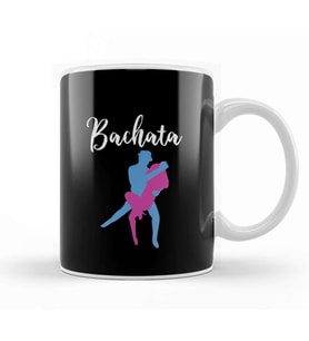 Bachata Dance Salsa Cumbia Merengue Music Latin Dancer Pink Blue Reggeaton Kupa Bardak Porselen