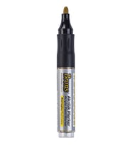 Brons Akrilik Marker 4 mm Yuvarlak Uç Kahverengi 