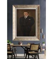 Gümüş Çerçeveli Atatürk Tablo ds485
