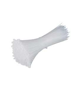 PLASTİK ÇIRT KELEPÇE 100 PARÇA BEYAZ 2.5X100MM (5343)