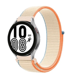 Huawei Watch GT 6/5/4/3/2 Pro 46mm Ultimate SE Elite Kordon Hasır Band (Krem)