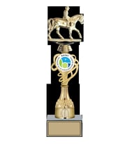 ODAK KUPA - Figürlü Kupalar - At / Binici Figürlü Kupalar FG-033 C - 36 cm