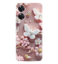 Note 60 Kılıf Boutique Baskılı Resimli Pembe Kelebekler Pcode -088
