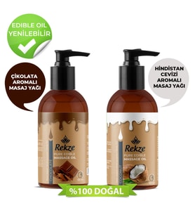 Genel Markalar Hindistan Cevizi Ve Çikolata Aromalı Vücut Masaj Yağı 120 Ml