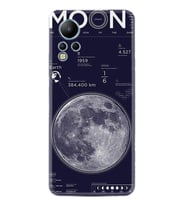 Infınix Note 12 Kılıf Resimli Desenli Baskılı Silikon Moon info 1424