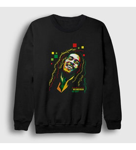 Presmono Unisex Siyah No Woman No Cry Bob Marley Sweatshirt 265450tt