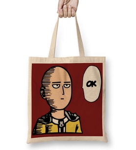 One Punch Man Bez Çanta Uzun Saplı