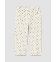 LCW baby Ekru Regular Kız Bebek Gabardin Pantolon