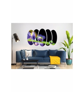 SU DAMLASI ÇİÇEK MDF TABLO-0714