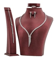 3 Sıra Gümüş Bayan Set