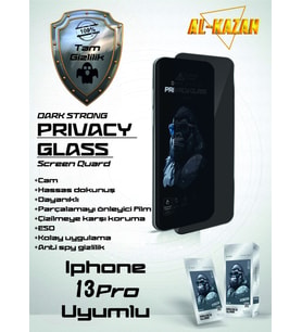 Apple Uyumlu   iPhone 13 Pro Hayalet Ekran Koruyucu İnce Şeffaf, Anti Çizik & Darbeye Dayanıklı Koruma