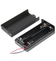 Powermaster IC-233C Kapaklı Switch'li 2'li AA Pil Yuvası