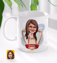BK Gift Kişiye Özel İsimli Kız Çocuk Karikatürlü Beyaz Kupa Bardak-7