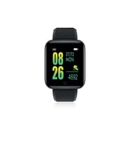 Polosmart PBS153 Titreşimli Adım Sayar Müzik Kontrol Spor Mod Bluetooth Akıllı Saat Siyah