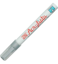 Zig Acrylista Marker Akrilik Boyama Kalemi 0.5 mm Fine Uç GÜMÜŞ 