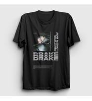 Presmono Unisex Siyah Drake Certified Lover Boy T-Shirt 420391tt
