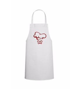 Aşçı Özel Baskılı Chef Mutfak Önlüğü