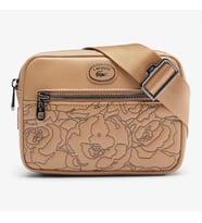 Lacoste Holiday Unisex Bag 18*4*4 Ayarlanabilir Askılı Baskılı Unisex Postacı Çantası Kahverengi