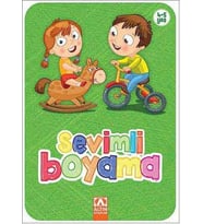 Sevimli Boyama - Yeşil