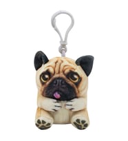 Wild Alive Mini Peluş / Anahtarlık Pug Katie (Çok Renkli)