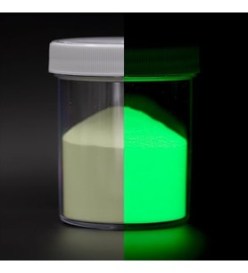 20g Yeşil renk fosfor tozu glow in dark karanlıkta parlayan boya
