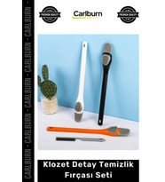 Özel Üretim Silikon Tırtıklı Hijyenik Banyo Ergonomik Pratik Klozet Detay Temizlik Fırçası Seti