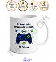 Bilgisayar Oyuncusu İçin Kişiye Özel Baskılı Kupa Bardak Gamer Hediye