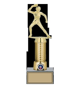 ODAK KUPA - Figürlü Kupalar - Masa Tenisi Kadın Figürlü Kupalar FG-008 C - 28 cm