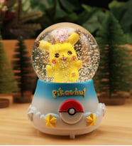 PİKACHU Işıklı ve Müzikli Kar Küresi Büyük Boy