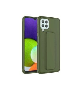Samsung Galaxy A22 4G Uyumlu Kılıf Zore Qstand Kapak