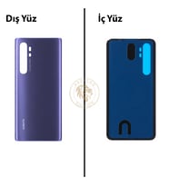 Xiaomi Mi Note 10 Lite Nebula Moru Arka Pil Kapağı Batarya Kapağı Lazer Kesim Back Cover
