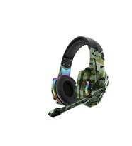 Karler Bass G9600 RGB Işıklı Oyuncu Kulaklığı Kamuflaj (Turuncu)