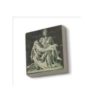 Pietà (Michelangelo, 1498) Baskılı Taş Magnet 5X5