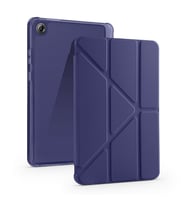 Lexroo Lenovo Tab One 8.7 TB-305FU Kılıf Tri Folding Kalem Bölmeli Standlı Kılıf - Lacivert