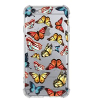 PrintiFy Apple iPhone 6S Plus Uyumlu Water Color 2 Baskılı Şeffaf Köşe Korumalı Antişok Kılıf