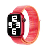 Apple Watch 42mm Uyumlu Kordon Hasır Örgü Cırt Cırtlı Terletmeyen Zore KRD-03 Kumaş Kayış