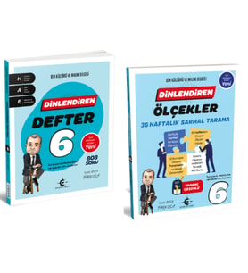ARI YAYINCILIK 6. Sınıf Dinlendiren Defter ve Ölçekler 36 Haftalık Sarmal Tarama
