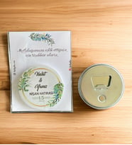 10 Adet Söz, Nişan, Nikah, Düğün Hediyesi Buton Açacak Magnet Kart ve Ambalajlı Tek Tek (btnmg6)