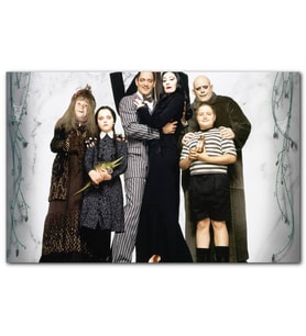 Cakatablo Addams Ailesi Sega Ana Sistem Görseli MDF Tablo