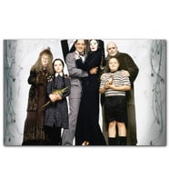Cakatablo Addams Ailesi Sega Ana Sistem Görseli MDF Tablo