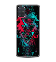 Samsung a71 A72 A73 A7 A9 2018 C7 C9 Kılıf Desenli Silikon Down 1719
