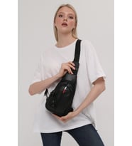 Gazelle Unisex Omuz Çantası Body Bag Freebag 193 (Siyah)