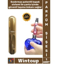 #Parfüm Seyahat Tipi Cep Boy Doldurulabilir Alüminyum Gövde Sprey Mini Dolabilir Parfüm Şişesi 5 ML